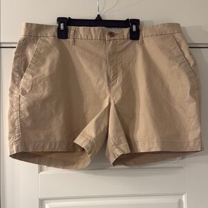 Old Navy Khaki color Everyday Shorts size 16
